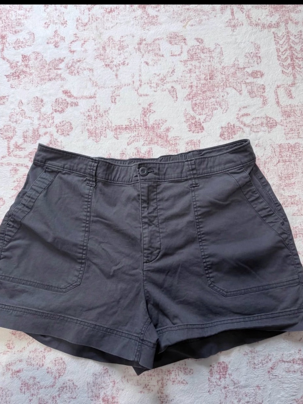 Old Navy Women's High-Waist Charcoal Shorts